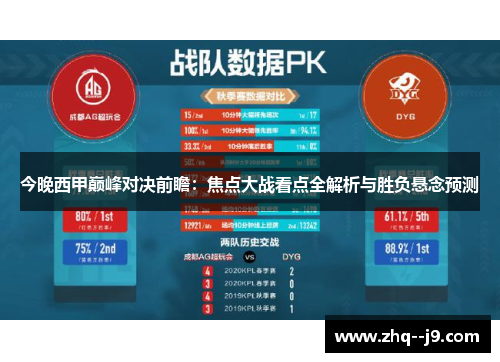 今晚西甲巅峰对决前瞻：焦点大战看点全解析与胜负悬念预测